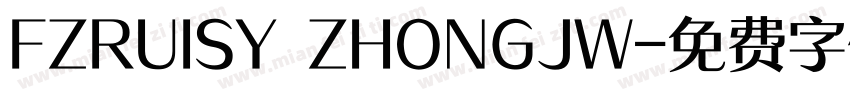 FZRUISY ZHONGJW字体转换
